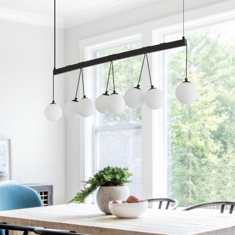 Broghan 8 - Light Sphere Globe Chandelier No Bulb