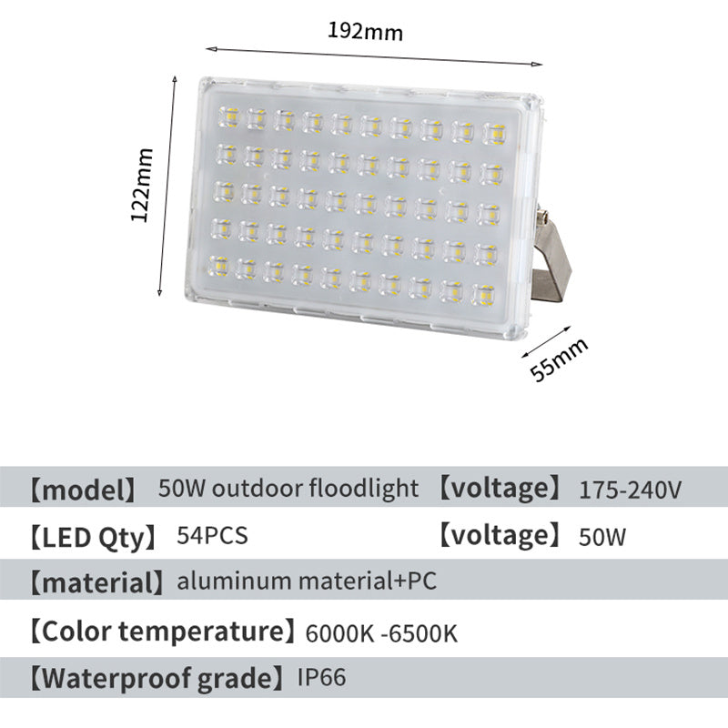LED Floodlights, Outdoor Waterproof Industrial Workshops, Factory Buildings, Outdoor Lighting, Courtyards, Exploratory Streetlights, Ultra Bright And Strong Light