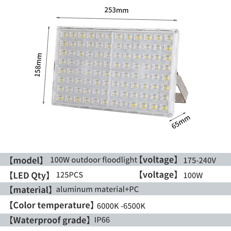 LED Floodlights, Outdoor Waterproof Industrial Workshops, Factory Buildings, Outdoor Lighting, Courtyards, Exploratory Streetlights, Ultra Bright And Strong Light