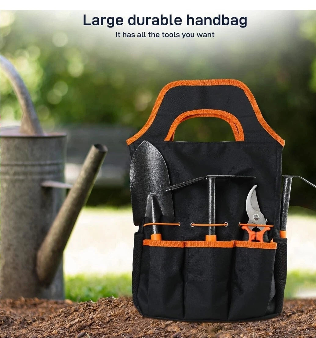Gardening Tools, 6-Piece Heavy Duty Garden Tool Set, Rust-Proof Gardening Hand