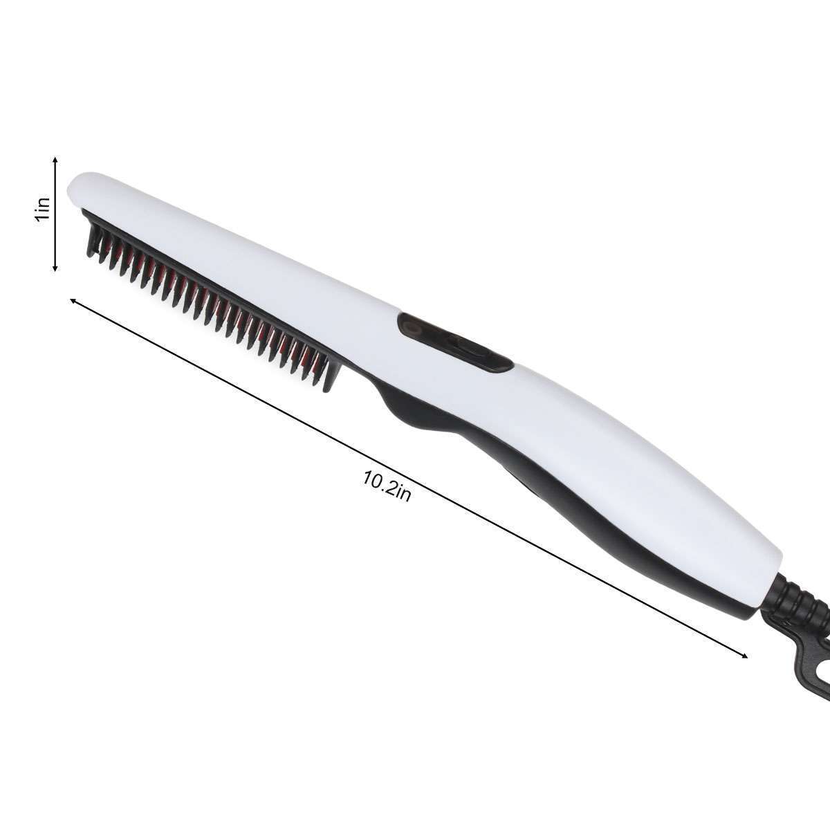 Beard Straightener Comb Quick Heated Brush Styler For Mens Pro Hair Electric