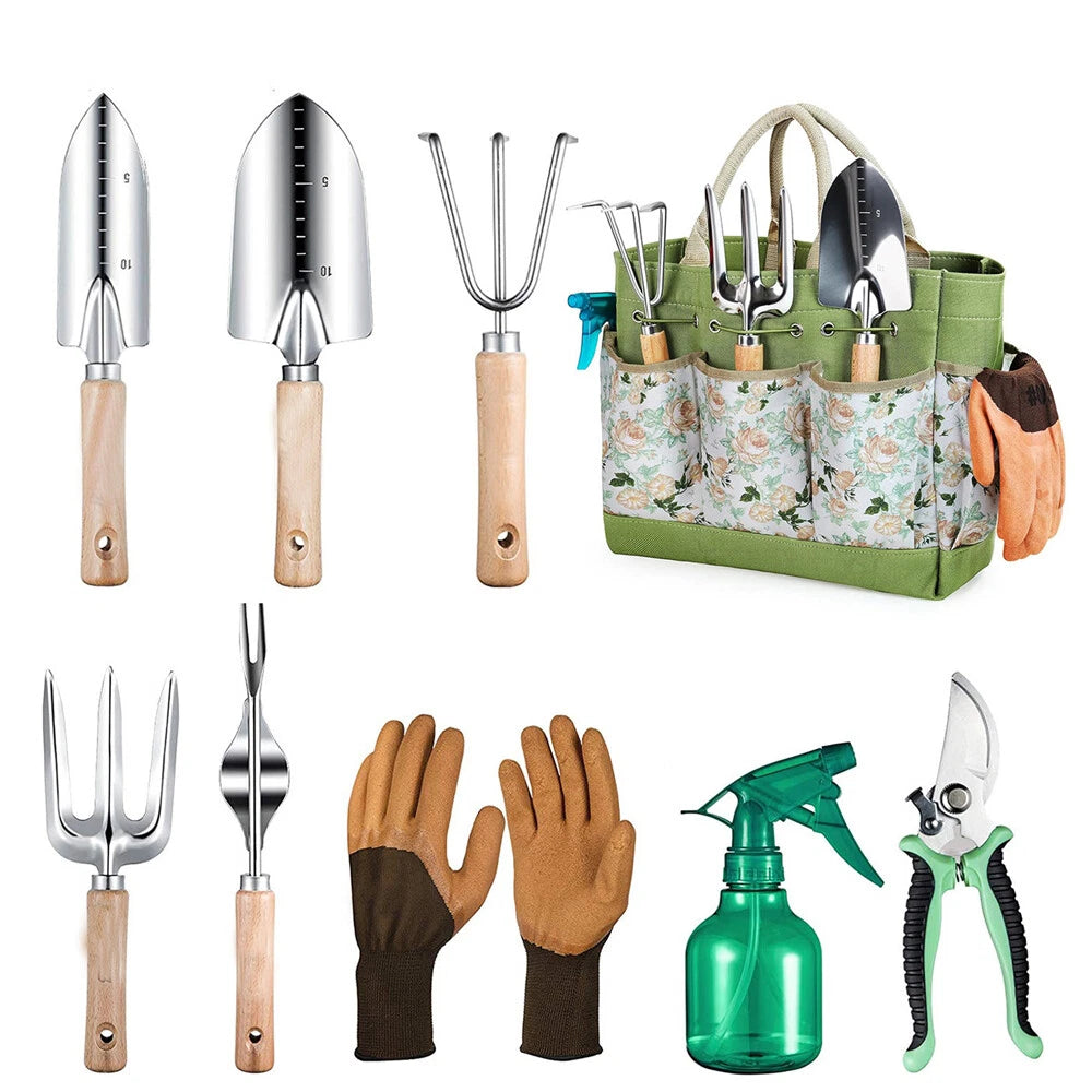 Utility Garden Tool Set Heavy Duty Gardening Hand Tools with Fashion Durable