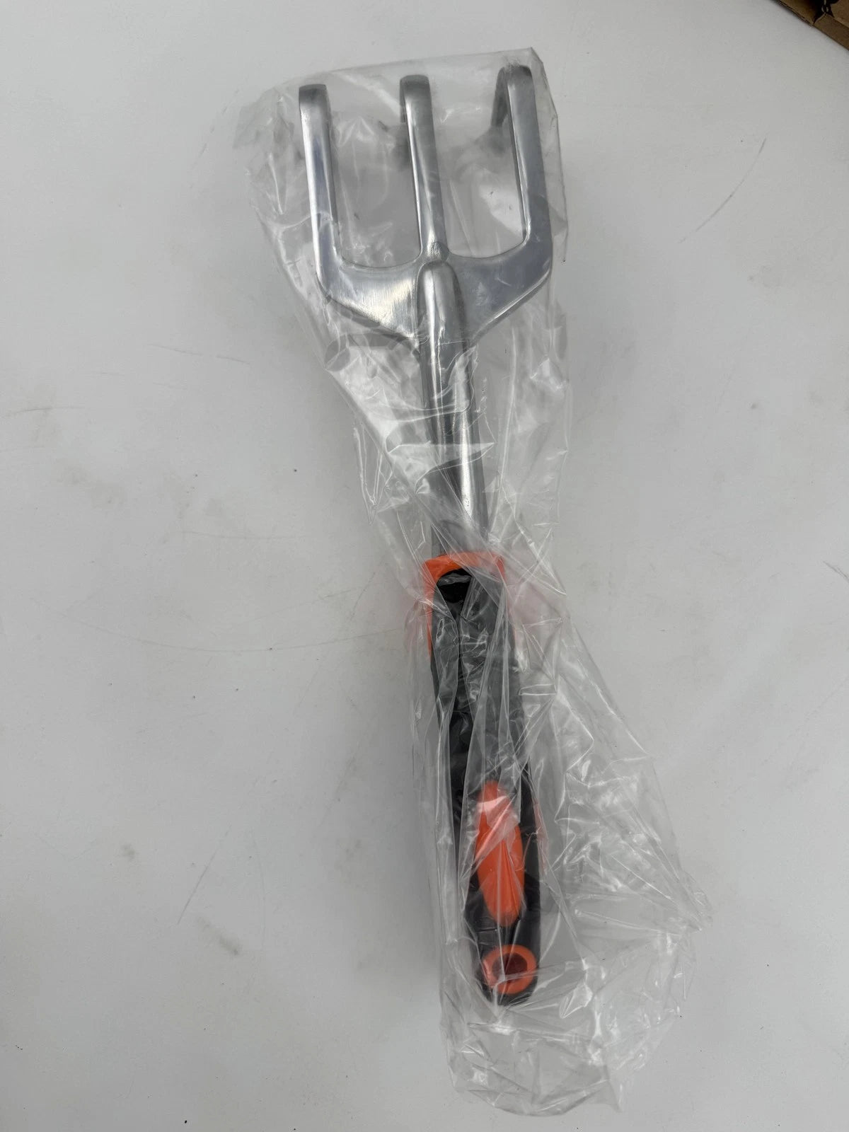 Garden Hand Tool Set 3pc Heavy Duty Aluminum Ergonomic Handle Trowel Rake Kit To