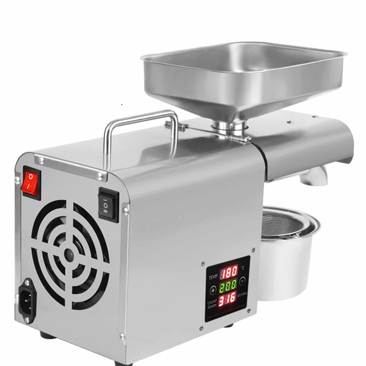 Commercial Automatic Oil Press Machine Stainless Steel Oil Extractor