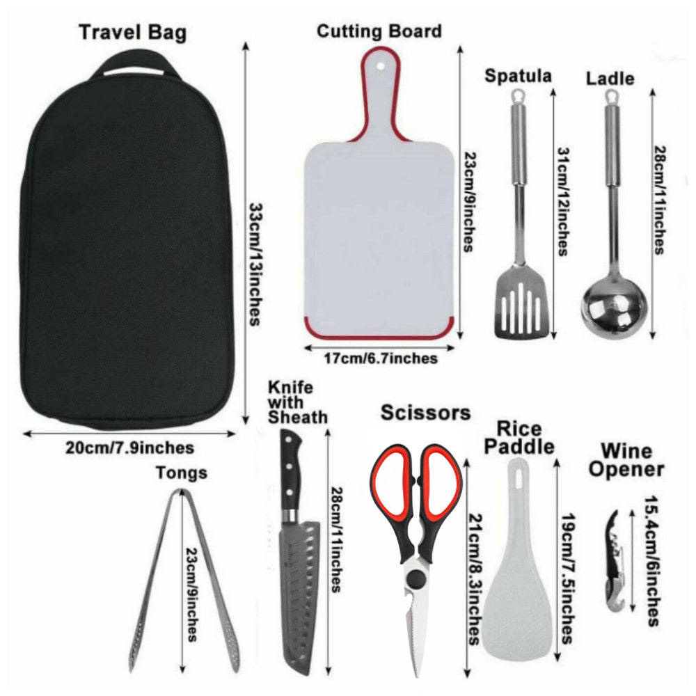 BBQ Grill Accessories Set,8Pcs Grill Tools Grilling Accessories Stainless Steel