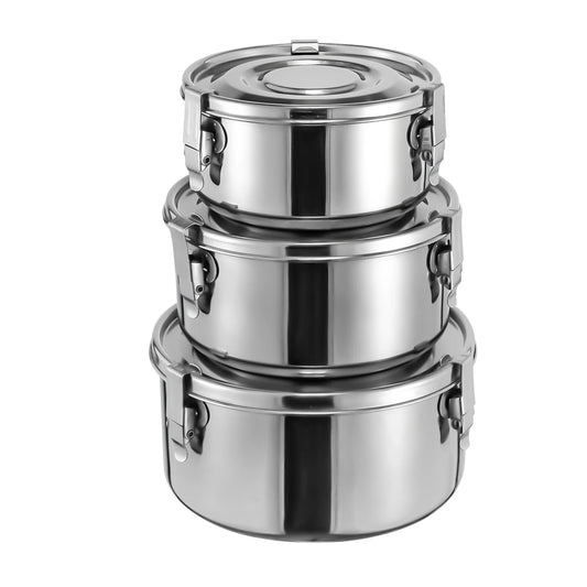 Food Storage Containers Stainless Steel for Kitchen Food Containers Airtight