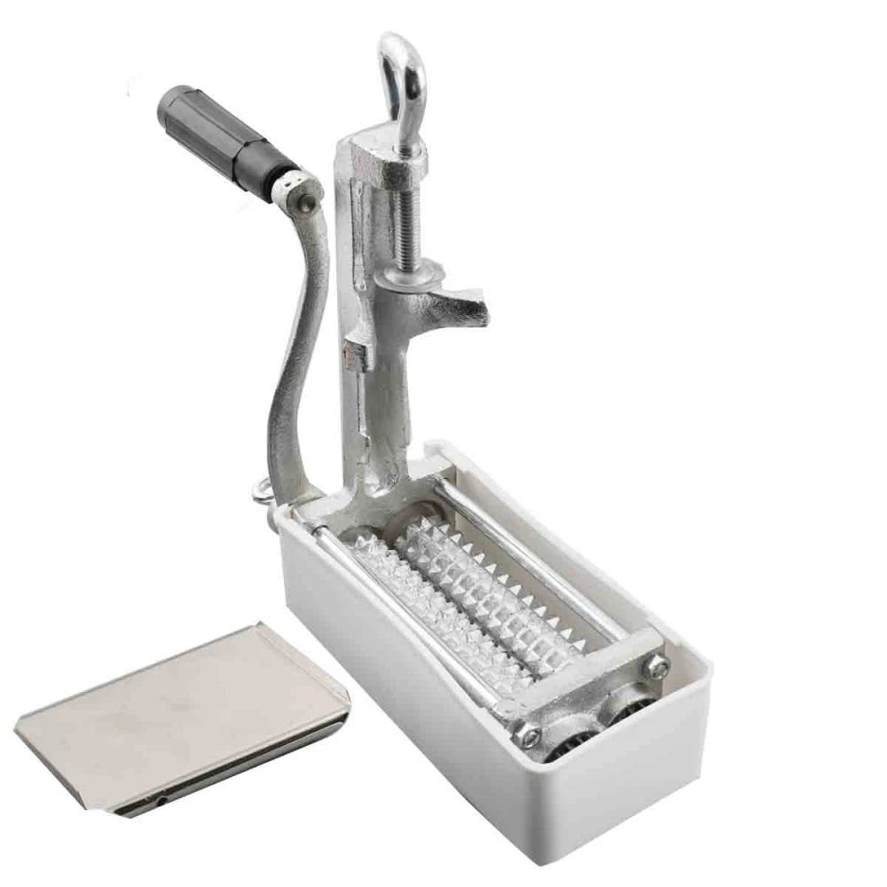 Commercial Meat Tenderizer Cuber Hand Crank Steak Flatten Butcher Kitchen Tool