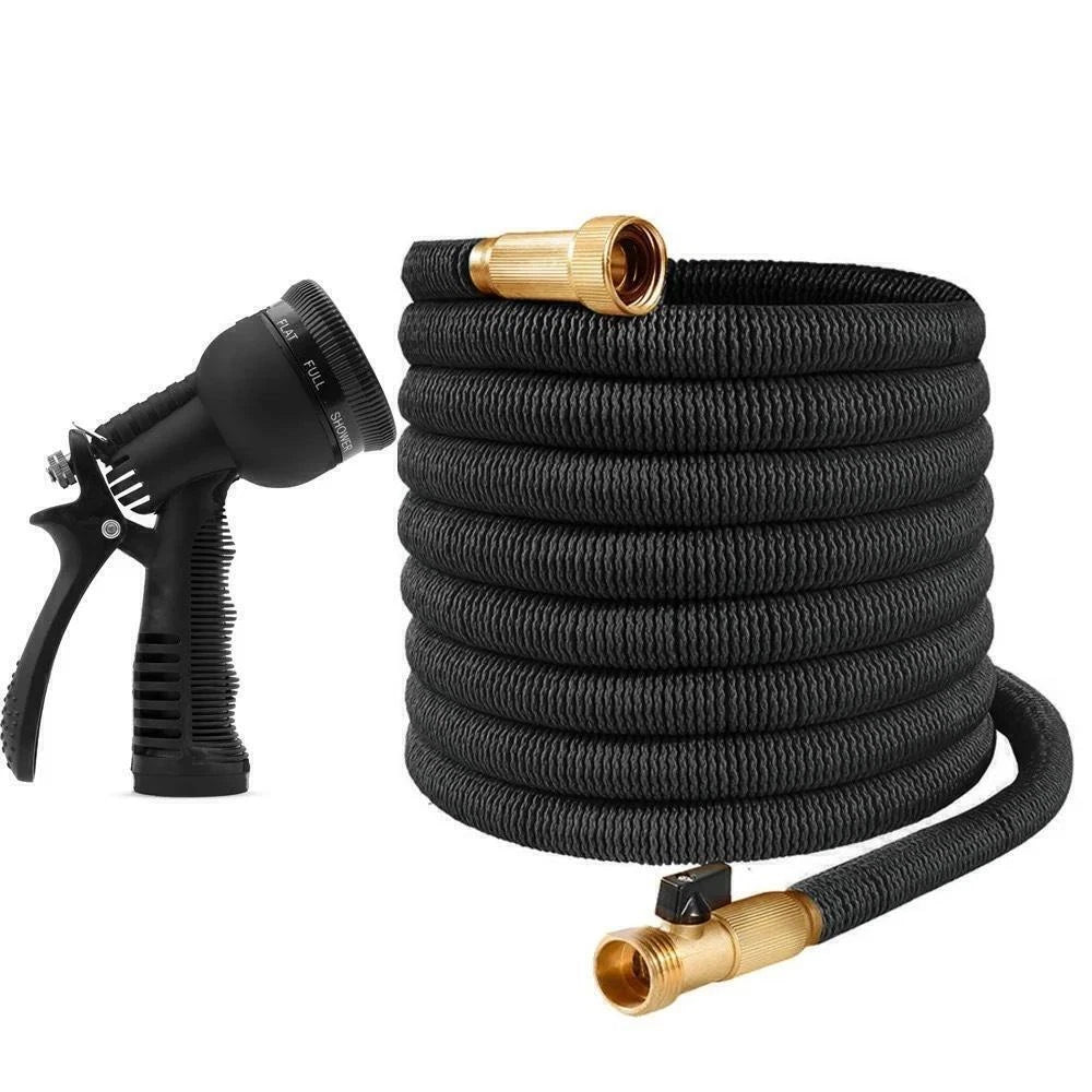 5X Stronger Deluxe Heavy Duty Expandable Flexible Garden Water Hose (50ft,100ft)