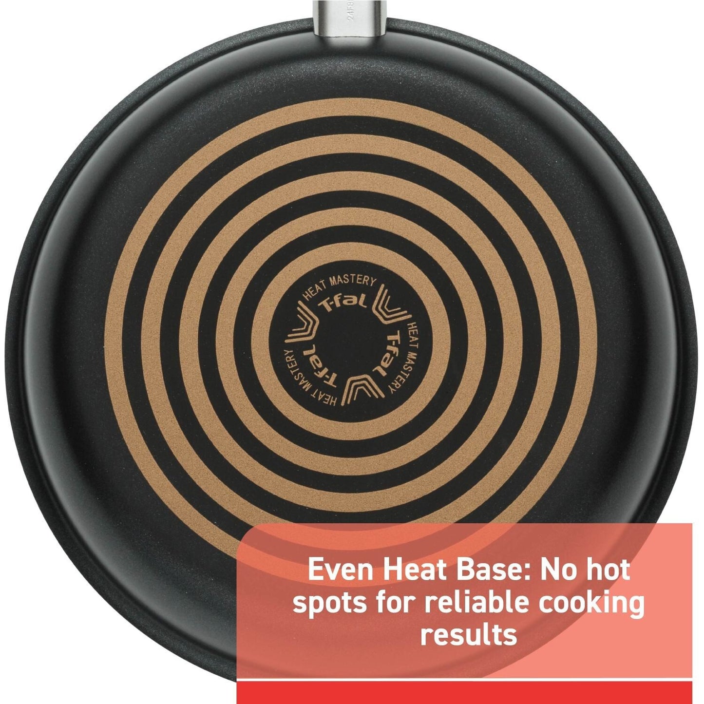 T-fal Cook & Strain Nonstick 2-Piece Fry Pan Cookware Set, 9.5 & 11 inch, Black