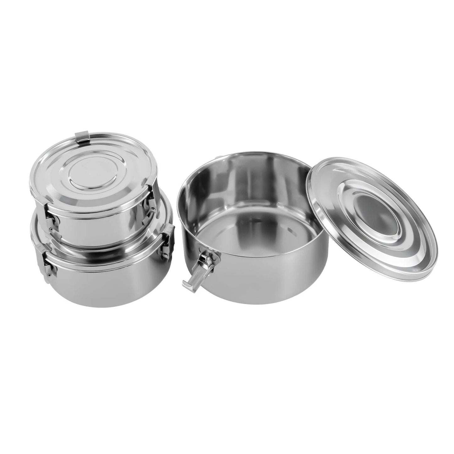 Food Storage Containers Stainless Steel for Kitchen Food Containers Airtight