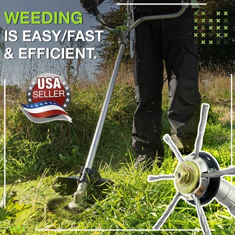 Lawn Mower Steel Wire Grass Trimmer Head Brush Cutter Weed Eater Trimmer Head