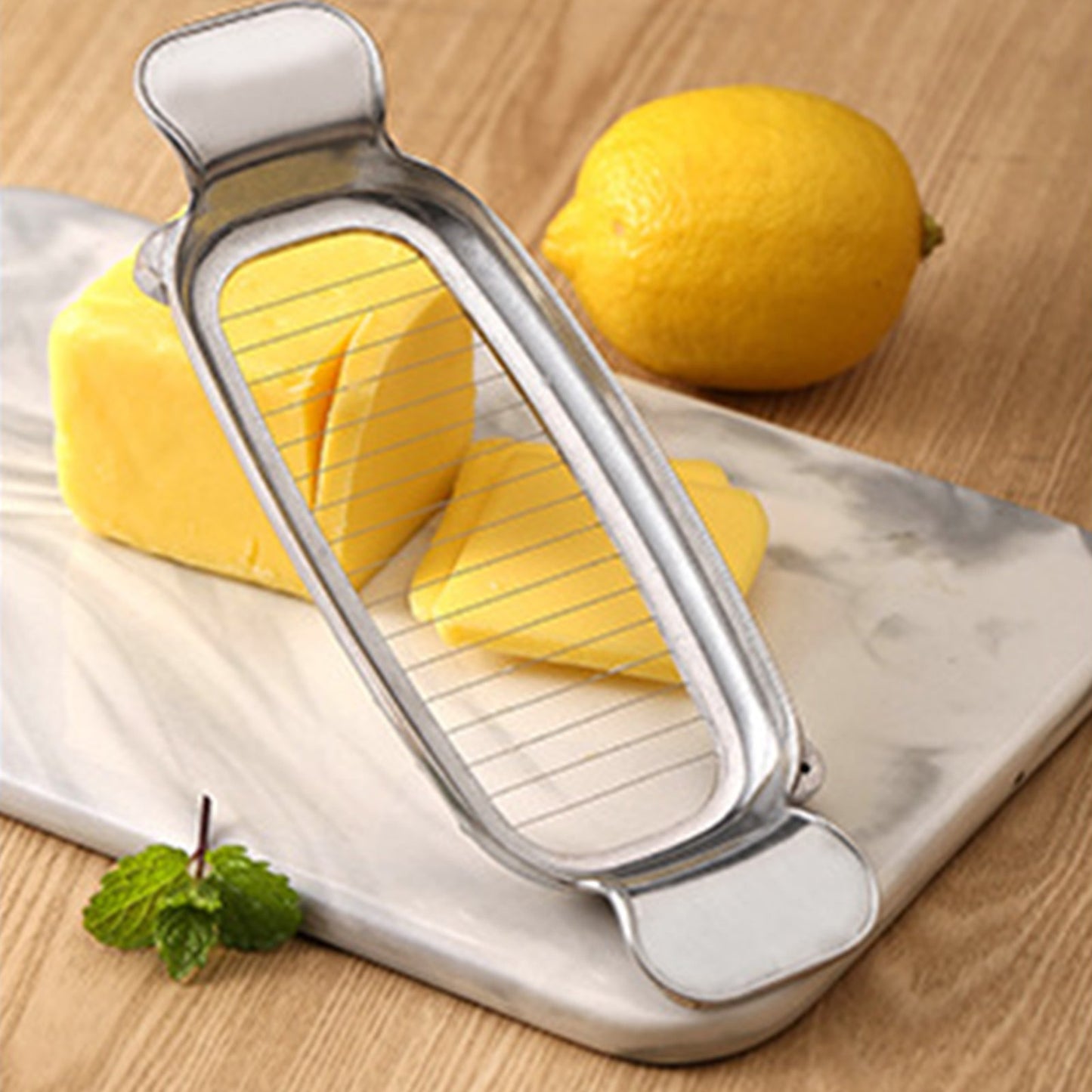 Endurance Silver Stainless Steel Butter Slicer Kitchen Accessories