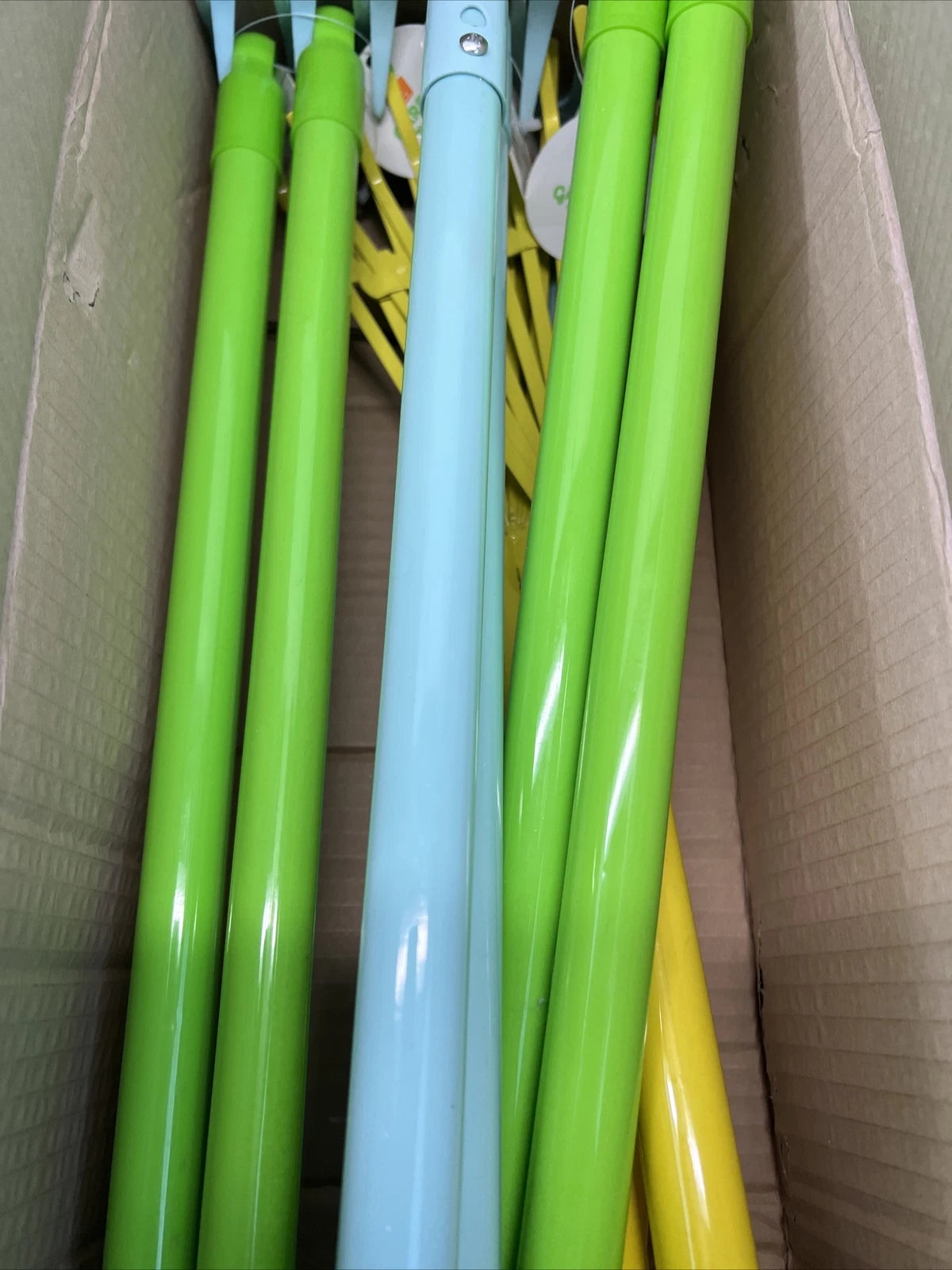 12 Metal Kids Garden/Beach Tool Toy Set, Rake, Shovel & Hoe 27-inch Bulk Lot New