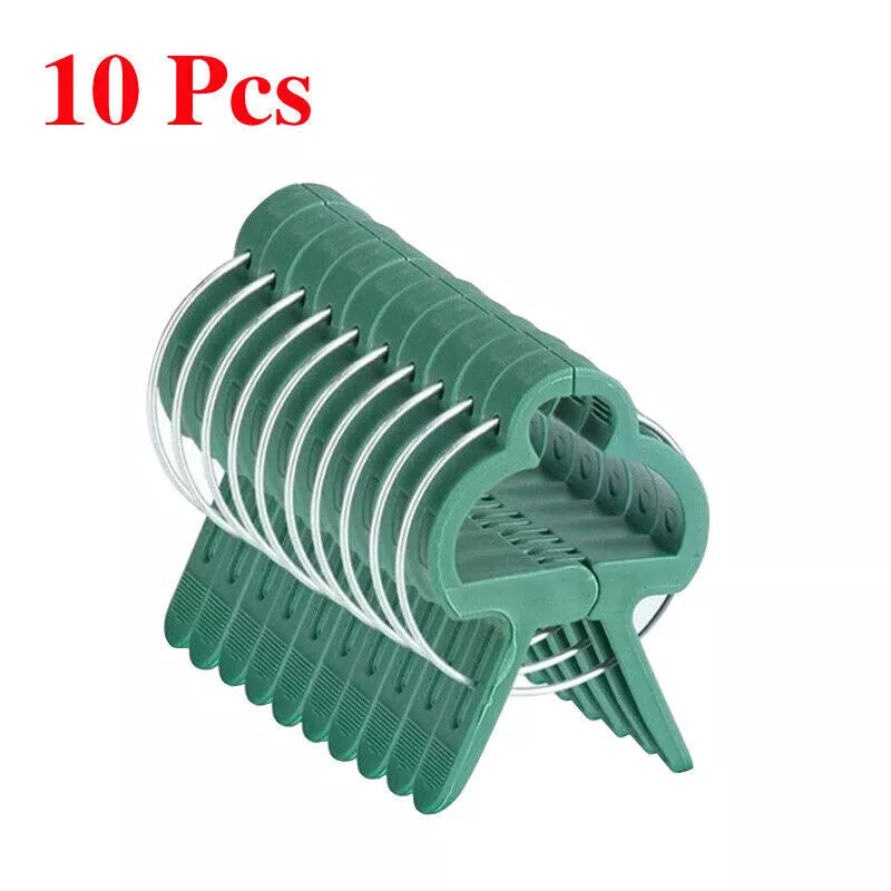 100PC LARGE PLANT & GARDEN CLIPS Support Tomato Vegetable Trellis Twine Ties