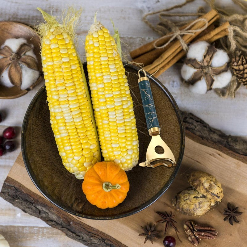 Stainless Steel Corn Cobs Peeler Stripper Remover Kitchen Cutter Thresher Tool