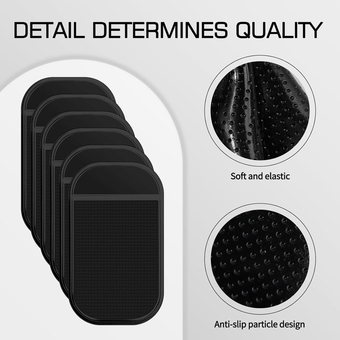 5pcs Car Magic Anti-Slip Dashboard Sticky Pad Non-slip Mat GPS Cell Phone Holder