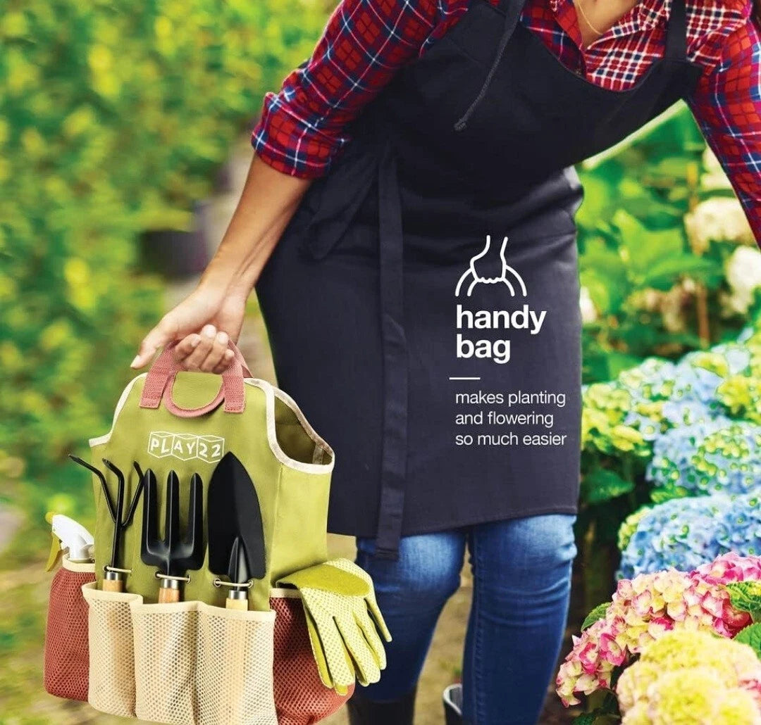 Gardening Tools Set of 10 ? Complete Heavy Duty Garden Tools Set with Fashion...
