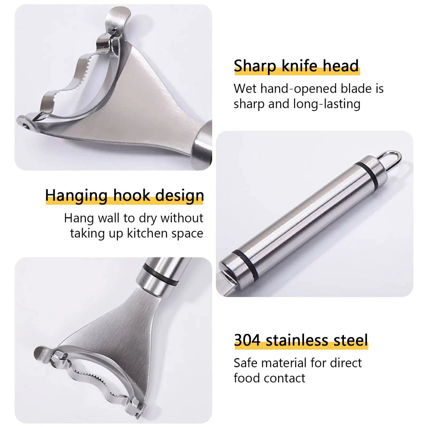Corn Peeler Stainless Steel Cob Esquites Elote Thresher Stripper Remover Cutter