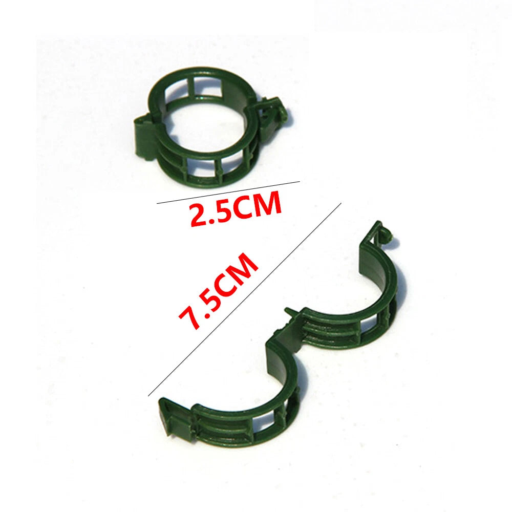 Garden Plant Support Clips Veggie and Tomato Trellis Twine 25mm 100-500Pcs