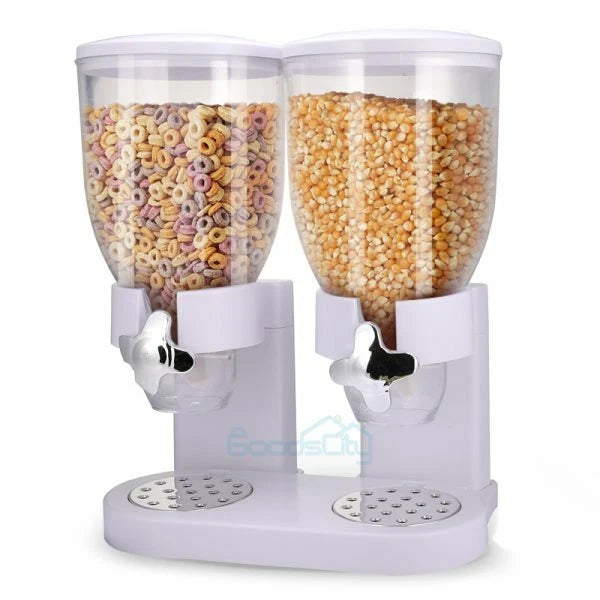 10.5L Cereal Container Storage Food Containers & Cereal Dispenser Triple Control