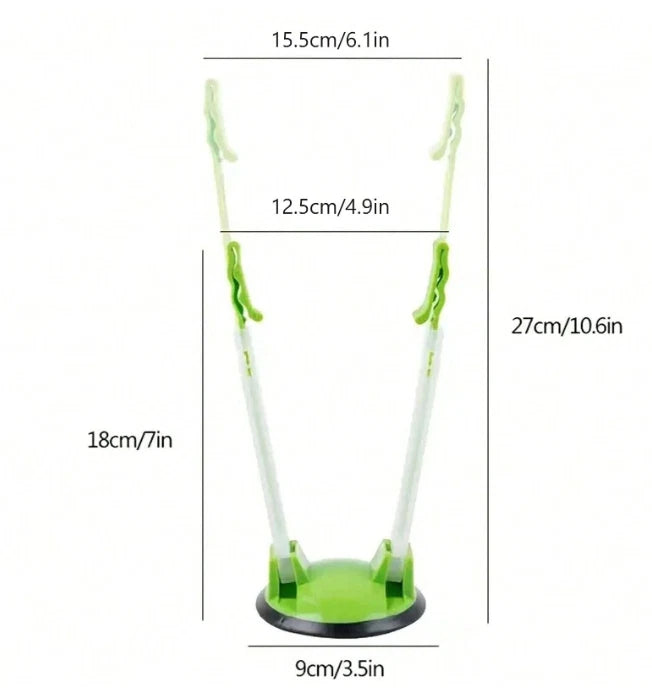 Adjustable Baggy Rack Stand - Hands-Free Plastic Bag Holder for Food Prep - NEW - Picture 10 of 10