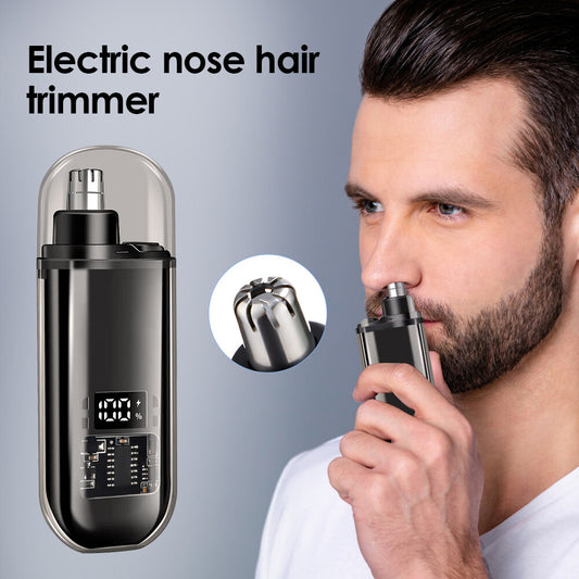 Electric Nose Ear Hair Trimmer Remover Men Professional Rechargeable Clipper USB