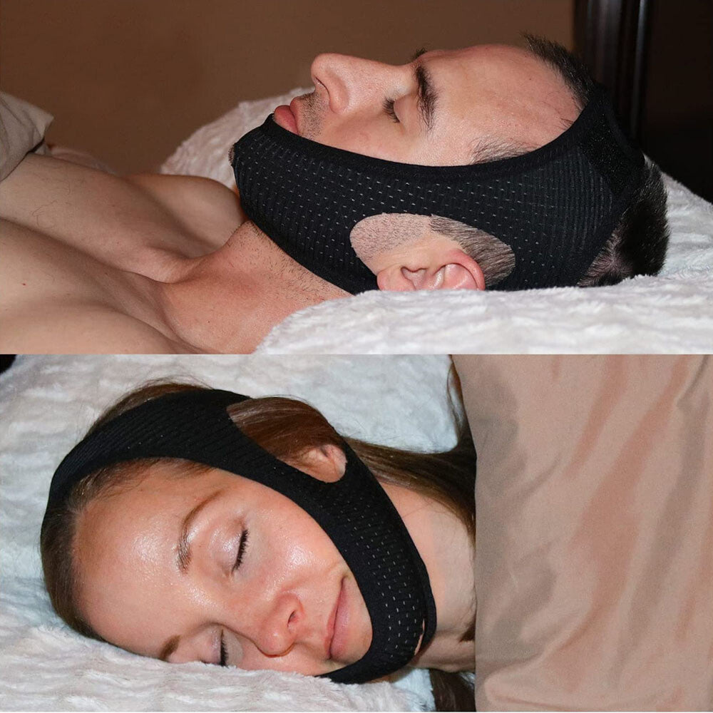 Anti Snoring Chin Strap Sleep Apnea Snore Stop Belt Snoreless Sleep Jaw Solution