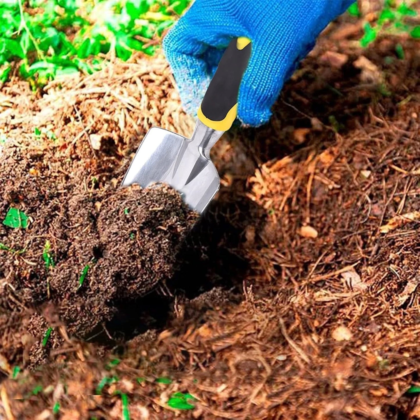 Garden Trowel Hand Shovel, Small Gardening Tools Aluminum Heavy Duty Garden Spad