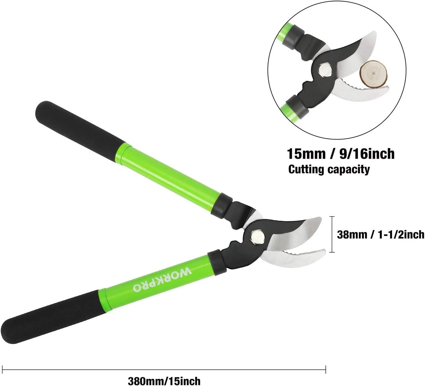 Garden Pruning Set: 2-Piece Heat-Treated Steel Tools for Effortless Cutting