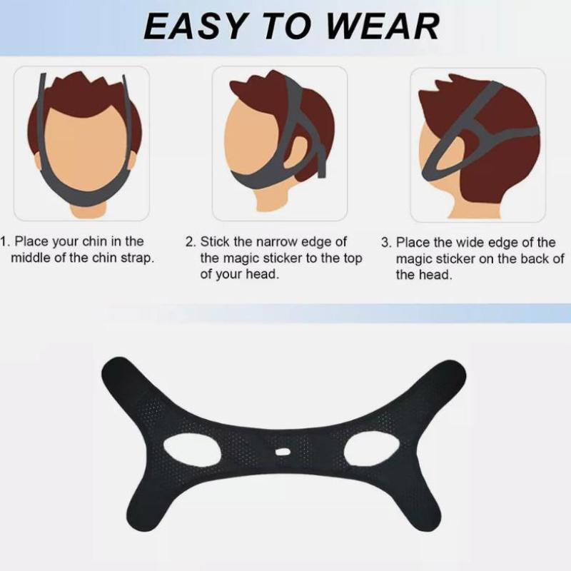 Anti Snoring Chin Strap Sleep Apnea Snore Stop Belt Snoreless Sleep Jaw Solution