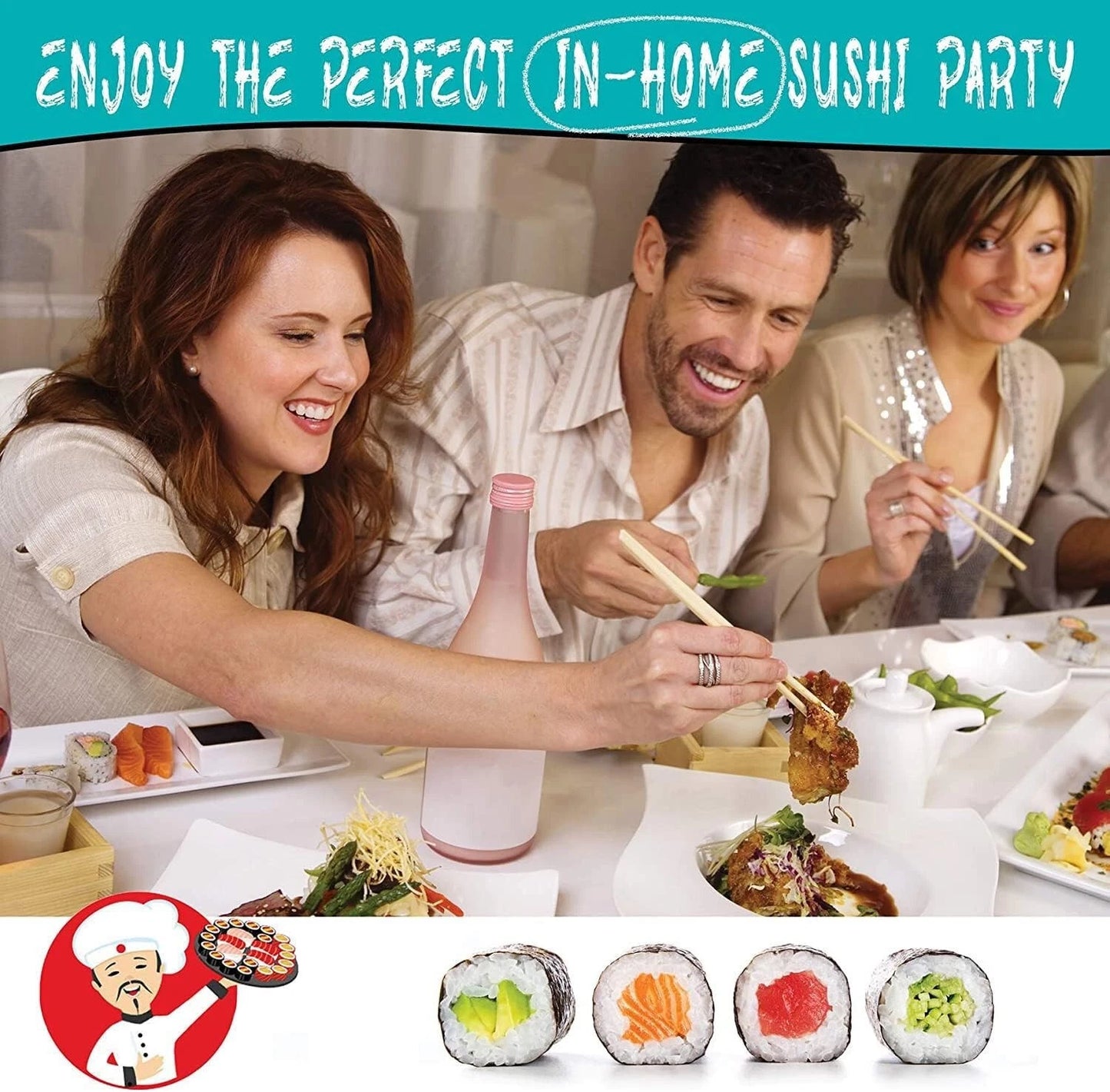 Sushi Making Kit - Complete 22 Piece Sushi Maker Set for Beginners or Pros - ...