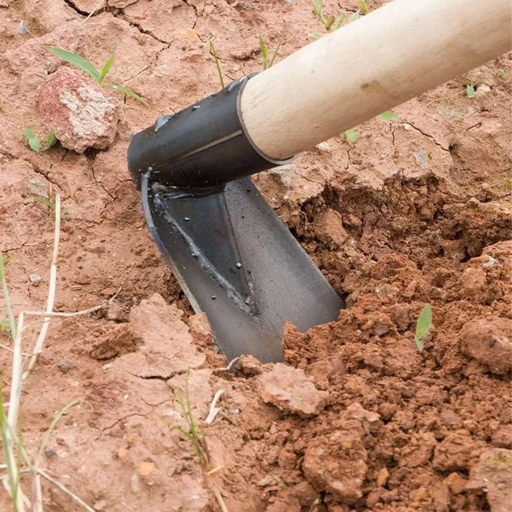 Durable Garden Hoe Household Outdoor Farming Tools Forging Weeding Hoe for Diggi