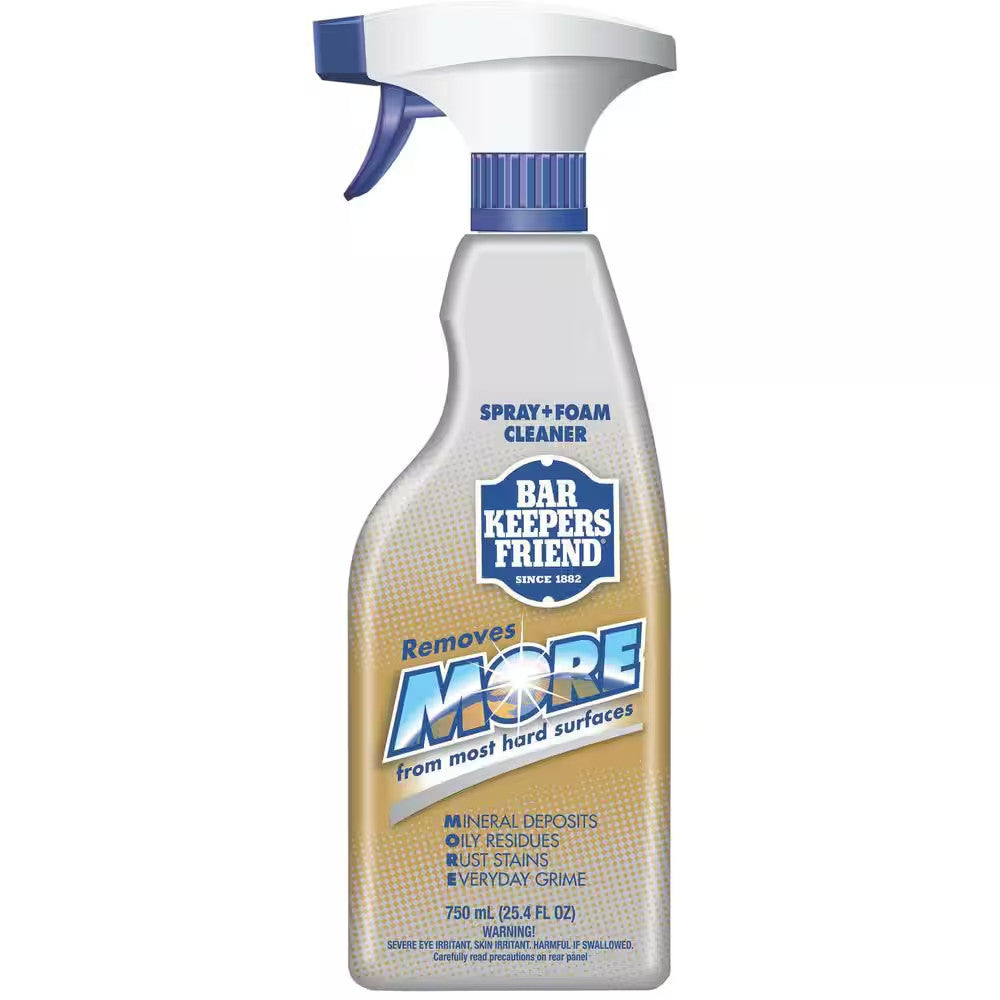 Bar Keepers Friend More Spray & Foam (25.4 oz. 3 Pack) Rust Grime Stains Remover