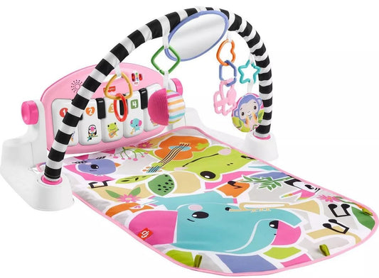 Fisher Price Glow and Grow Kick and Play Piano Gym Light Up Toys Musical Fun