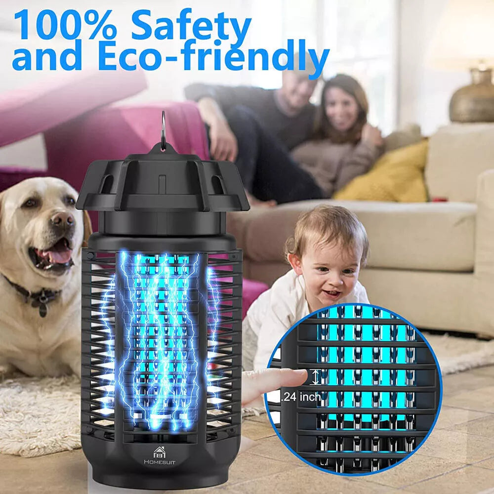 Bug Zapper 4300V Electronic Mosquito Zapper for Outdoor and Indoor Waterproof US