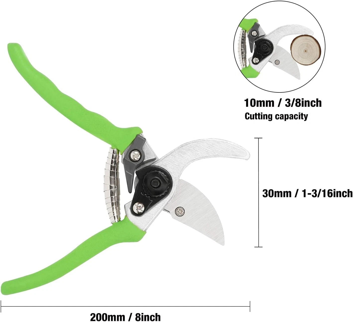 Garden Pruning Set: 2-Piece Heat-Treated Steel Tools for Effortless Cutting