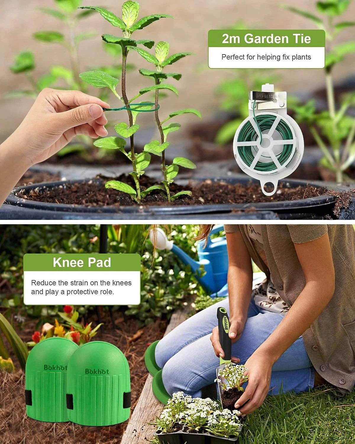 10PCS Garden Tool Set Garden Hand Tool Kit Aluminum Alloy Gardening Tool Set US