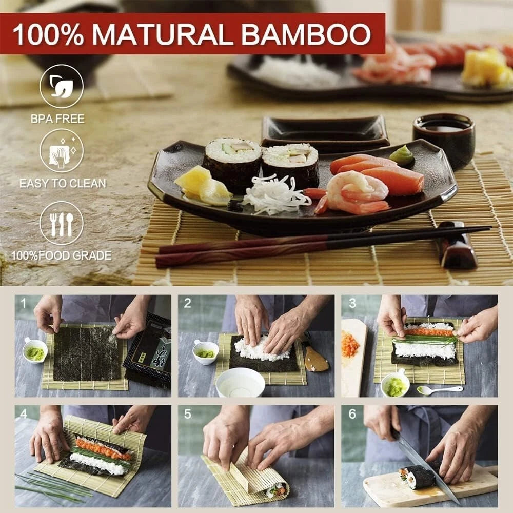 Sushi Making Kit - Complete 22 Piece Sushi Maker Set for Beginners or Pros - ...