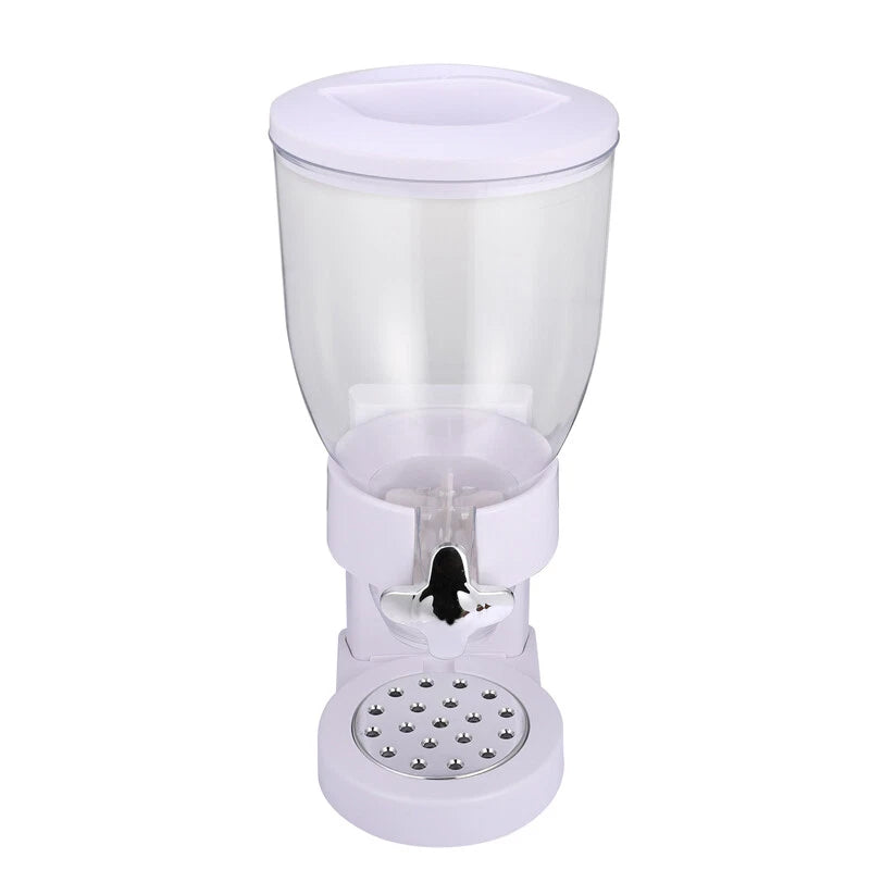 Home Cereal Dispenser Dry Food Airtight Storage Container Dual Control Machine
