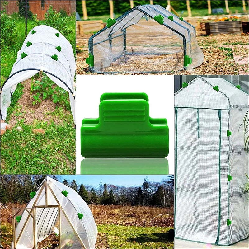 100PC LARGE PLANT & GARDEN CLIPS Support Tomato Vegetable Trellis Twine Ties