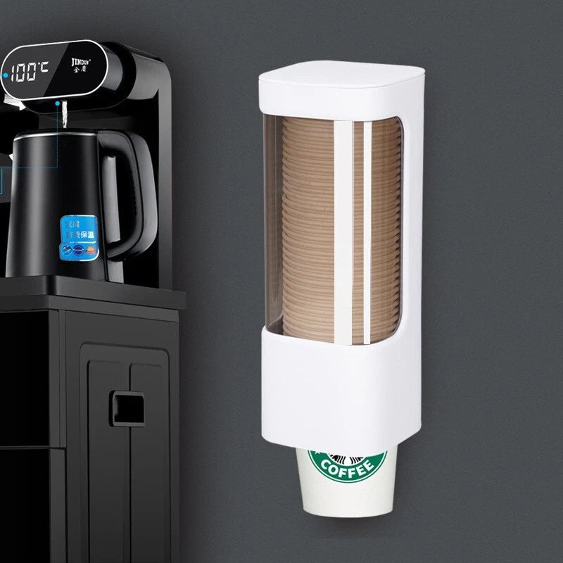 Wall-Mounted cup dispenser, Bathroom Cup holder for Home Office Gym 1 PCS
