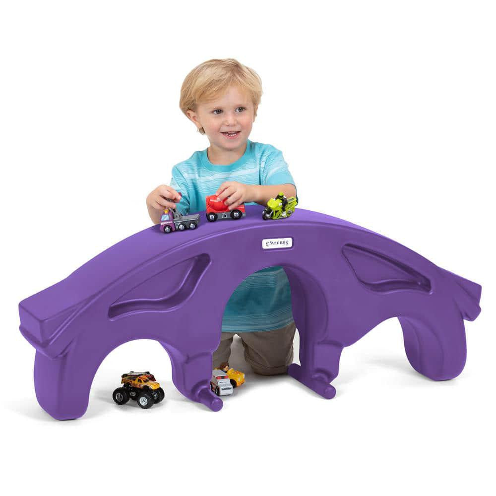 Simplay3 Rock and Roll Teeter Totter Seesaw Indoor Outdoor Purple Weather-Proof