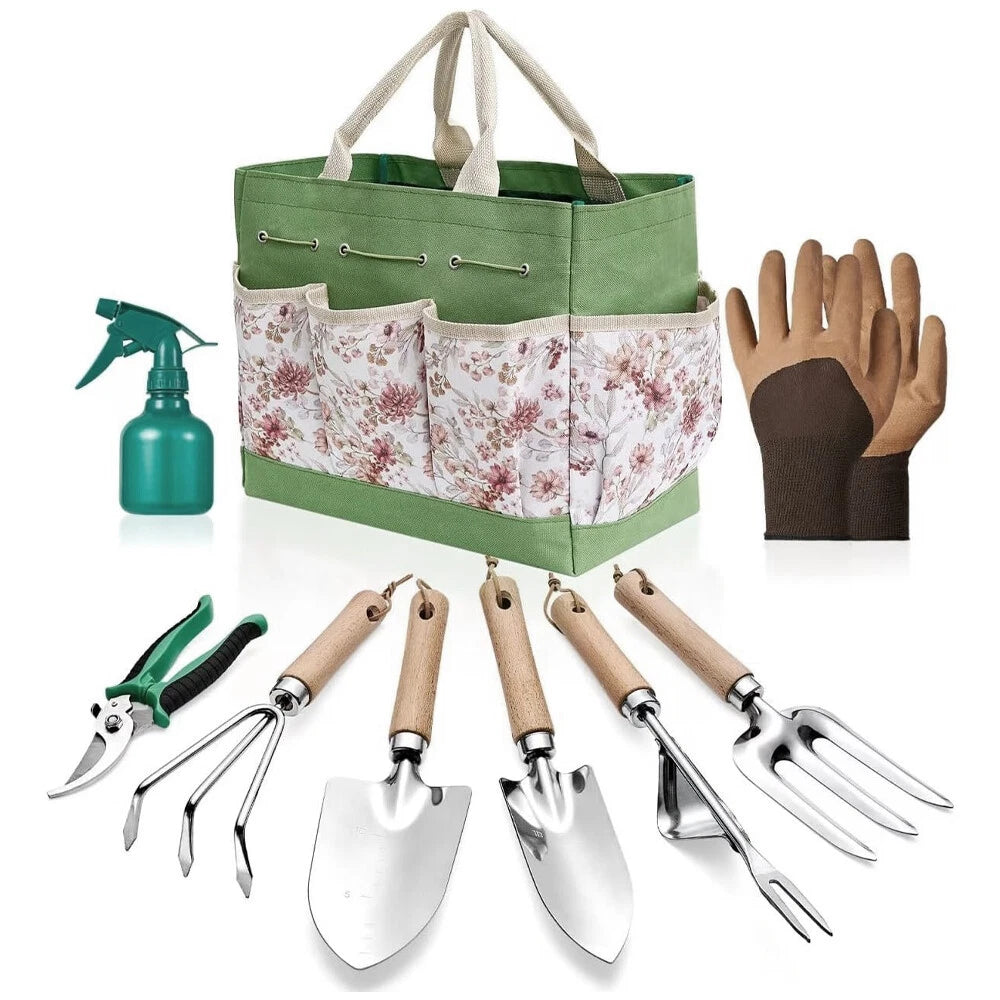 Utility Garden Tool Set Heavy Duty Gardening Hand Tools with Fashion Durable