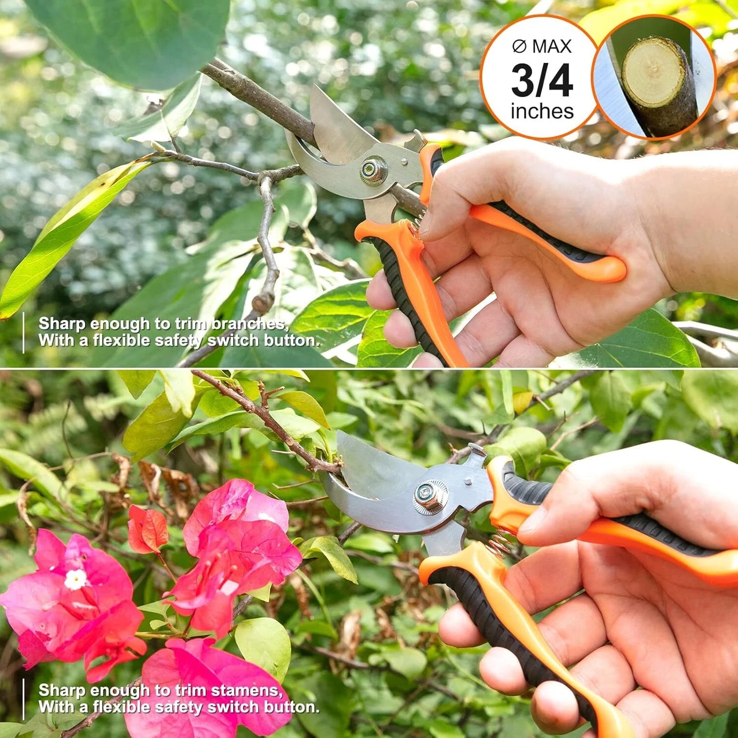 Garden Tool Set CHRYZTAL Stainless Steel Heavy Duty Gardening Tool Set with N...