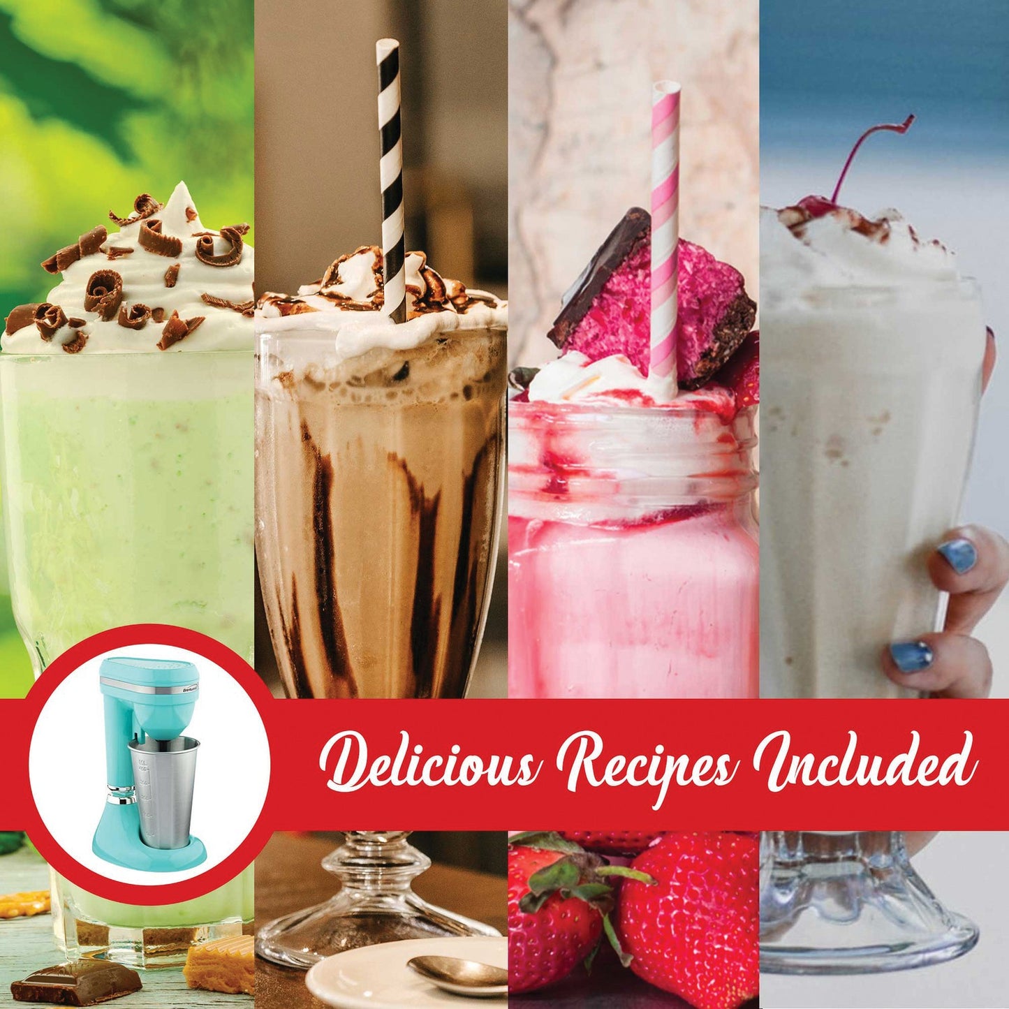 BRENTWOOD® 15-Ounce Classic Milkshake Maker