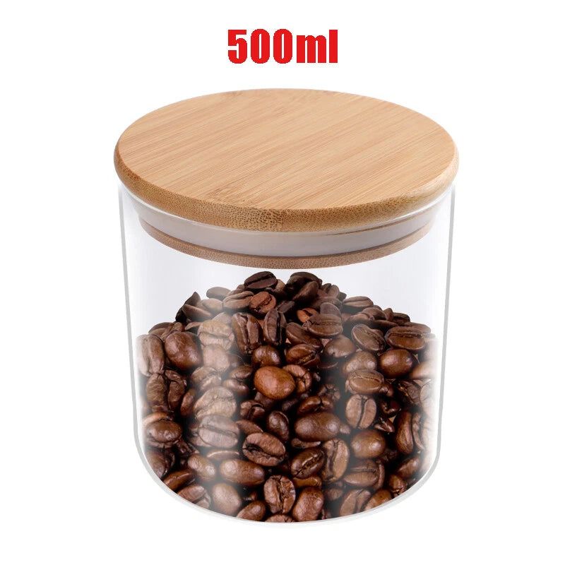 Large Cereal Dispenser Storage Triple Dry Food Snack Container Kitchen Canister