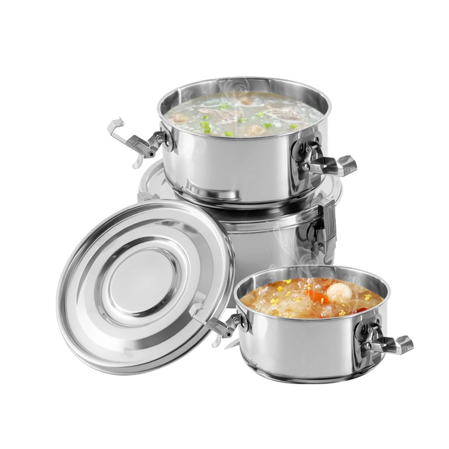 Food Storage Containers Stainless Steel for Kitchen Food Containers Airtight