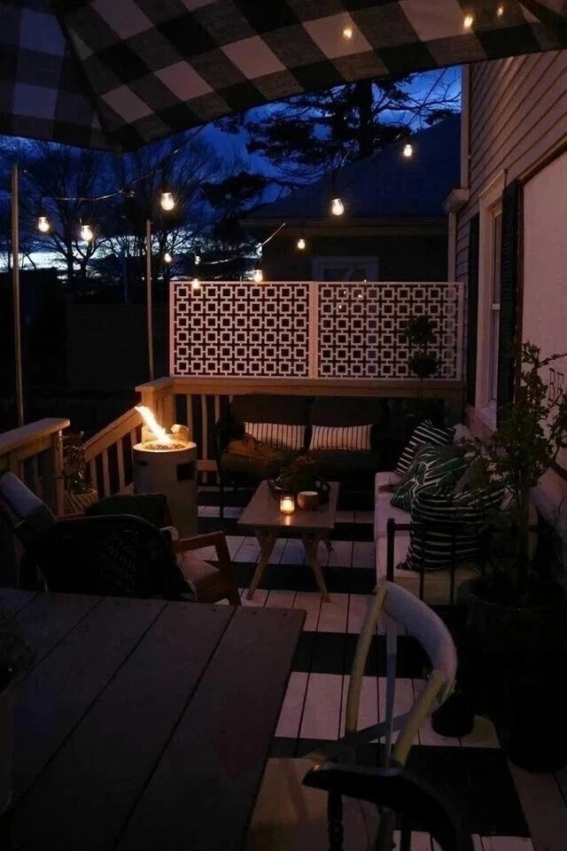 Outdoor Solar Powered Outdoor Lights, Waterproof Solar Powered Patio Lights-44FT