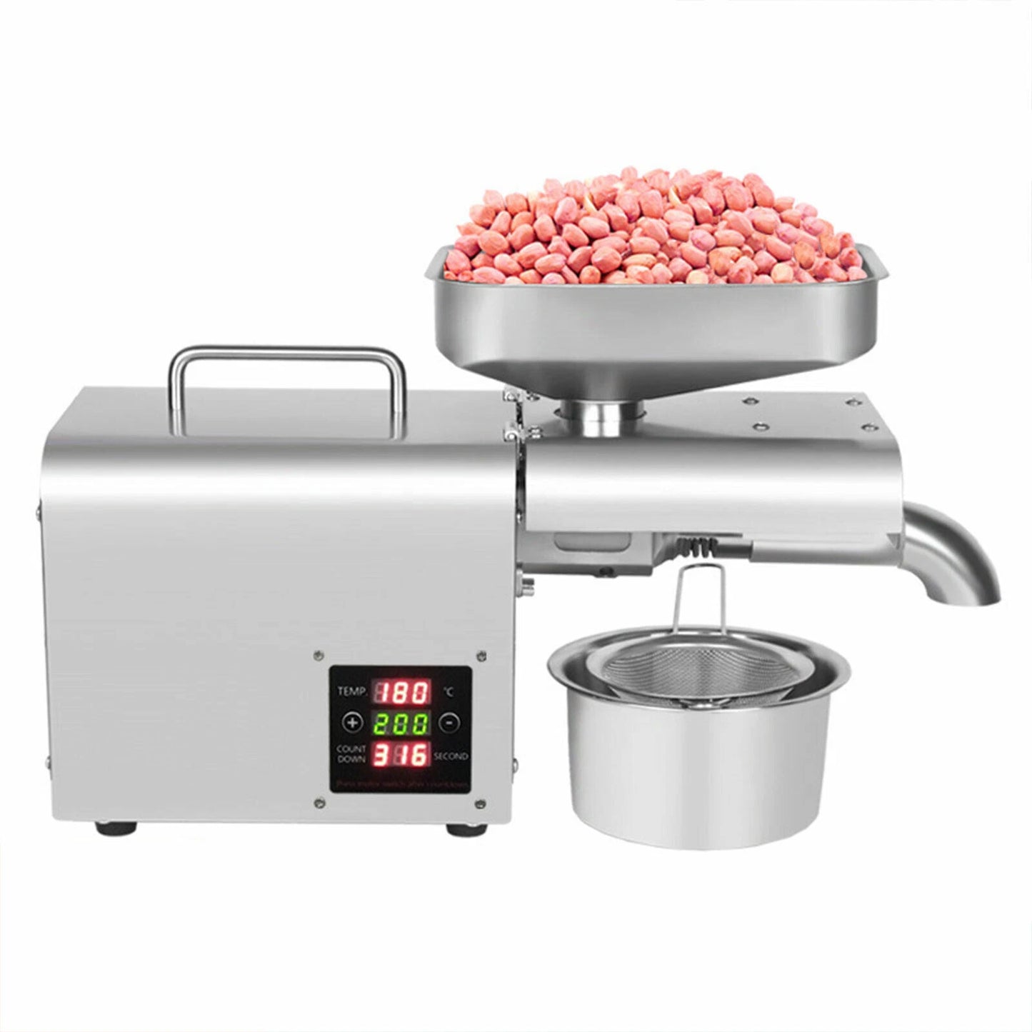 Commercial Automatic Oil Press Machine Stainless Steel Oil Extractor