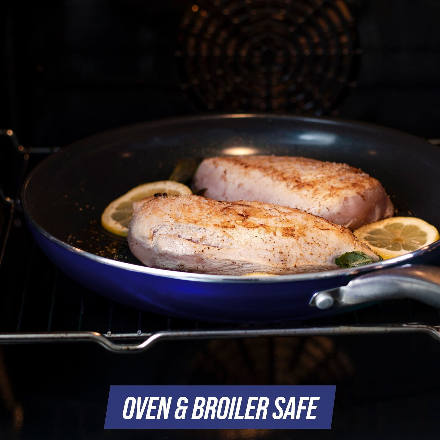 Blue Diamond Ceramic Nonstick Fry Pan/Skillet, 8 Inch Frypan